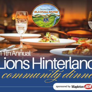 Lions' Hinterland Community Dinner